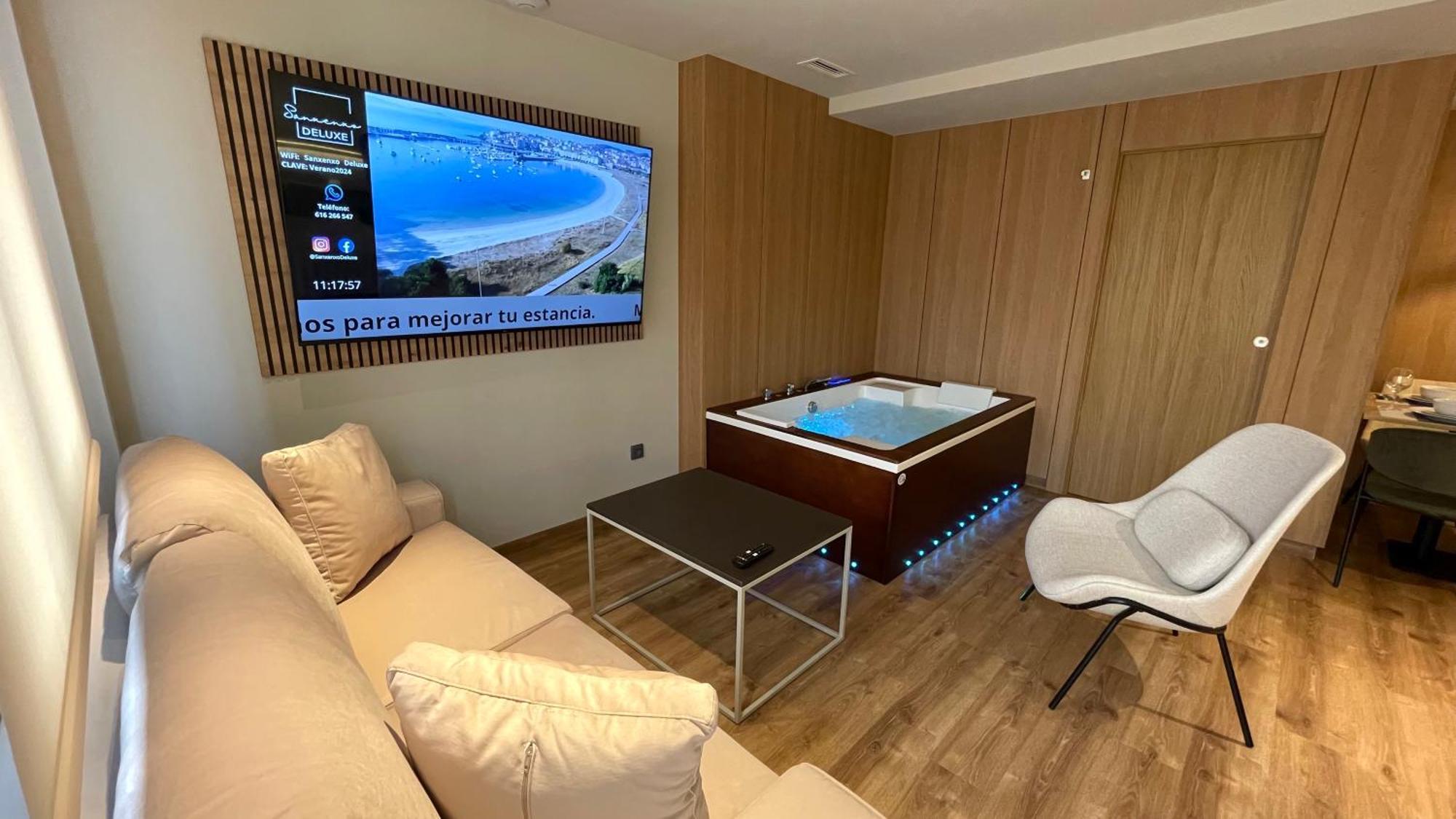 Sanxenxo Deluxe Apartamentos Luaran gambar