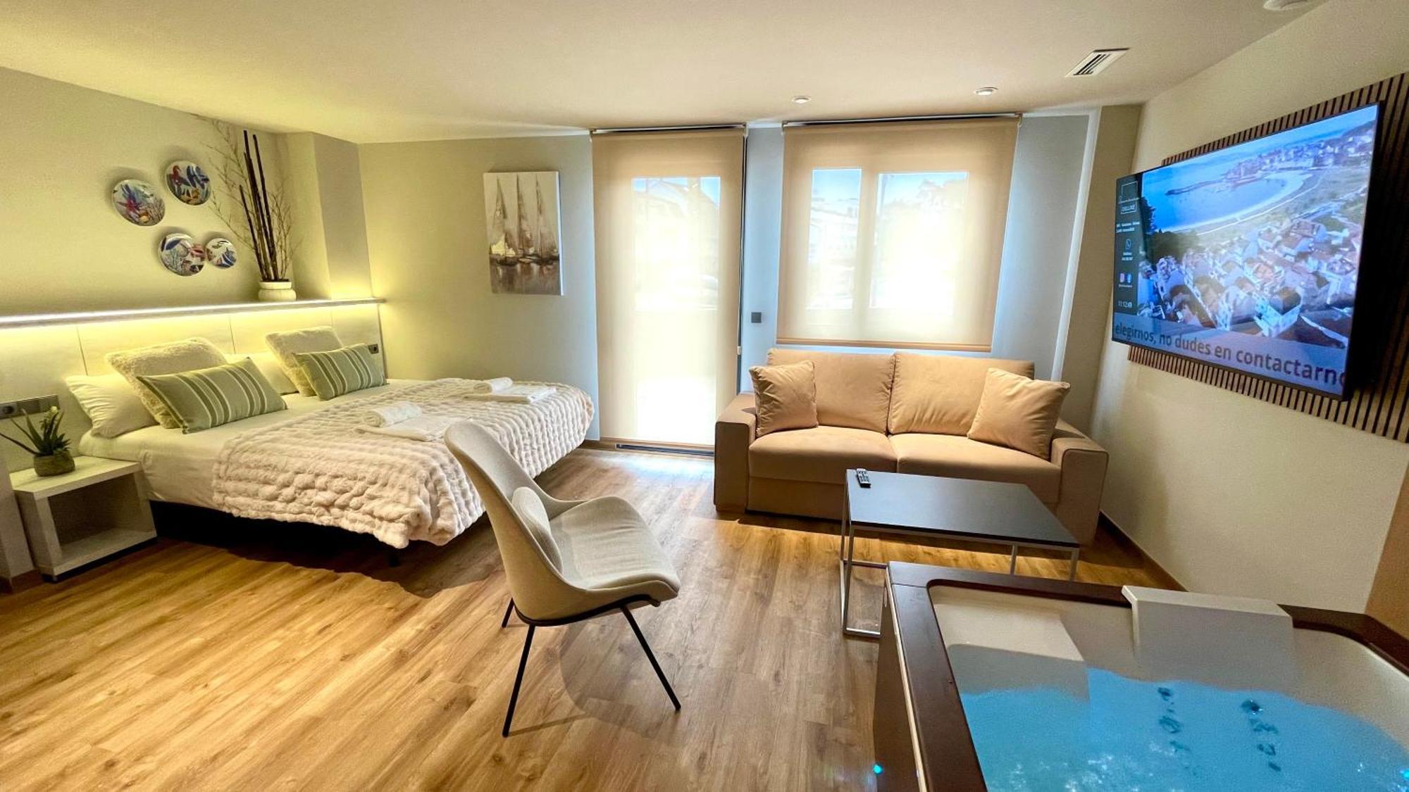 Sanxenxo Deluxe Apartamentos Luaran gambar
