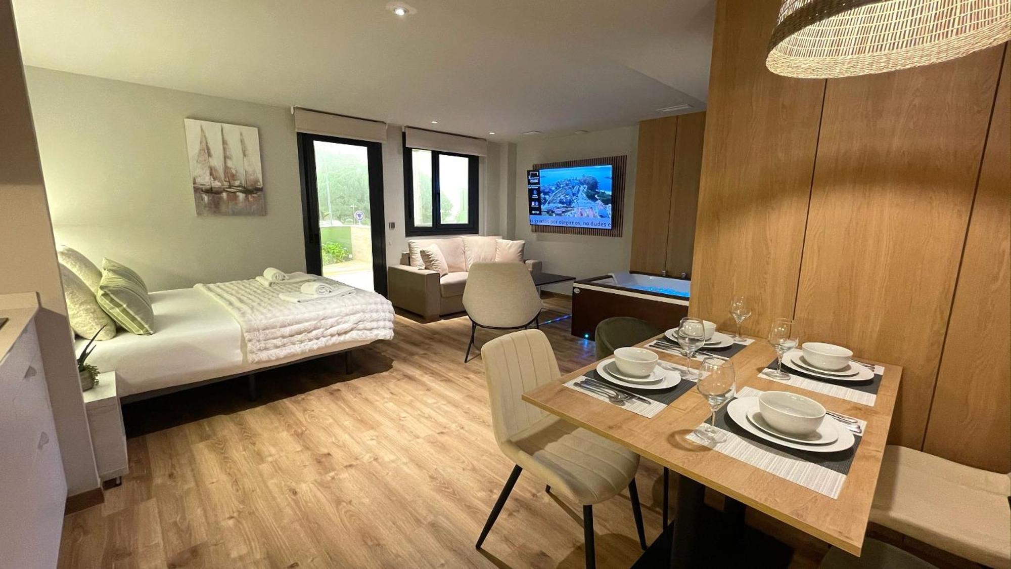 Sanxenxo Deluxe Apartamentos Luaran gambar