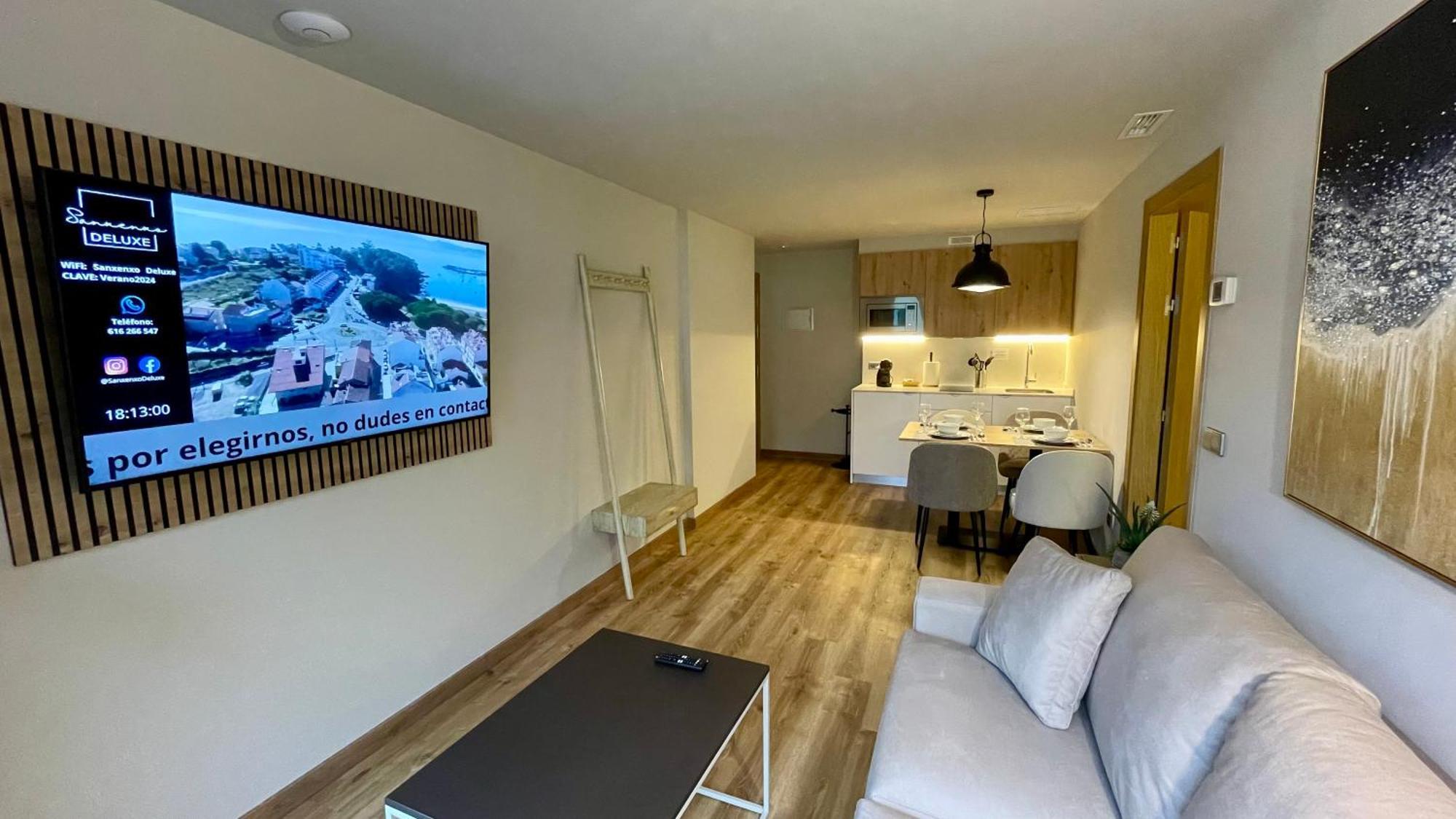 Sanxenxo Deluxe Apartamentos Luaran gambar