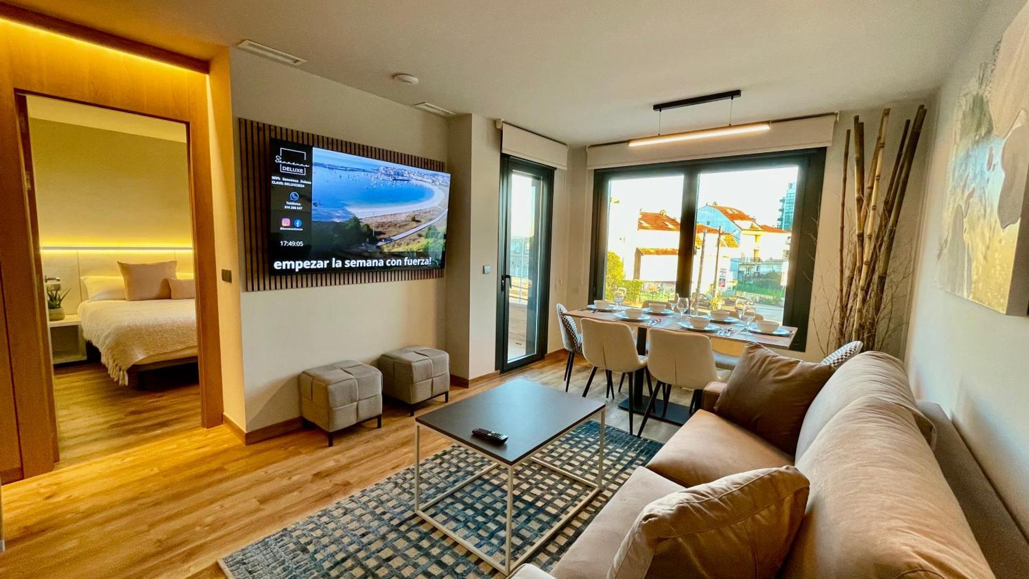 Sanxenxo Deluxe Apartamentos Luaran gambar